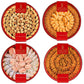 Zalatimo Sweets Since 1860 Cookies Gift Box, Assorted Shortbread Variety Pack, 100% Natural, 28.7 x 22.4 x 29.0 cm,