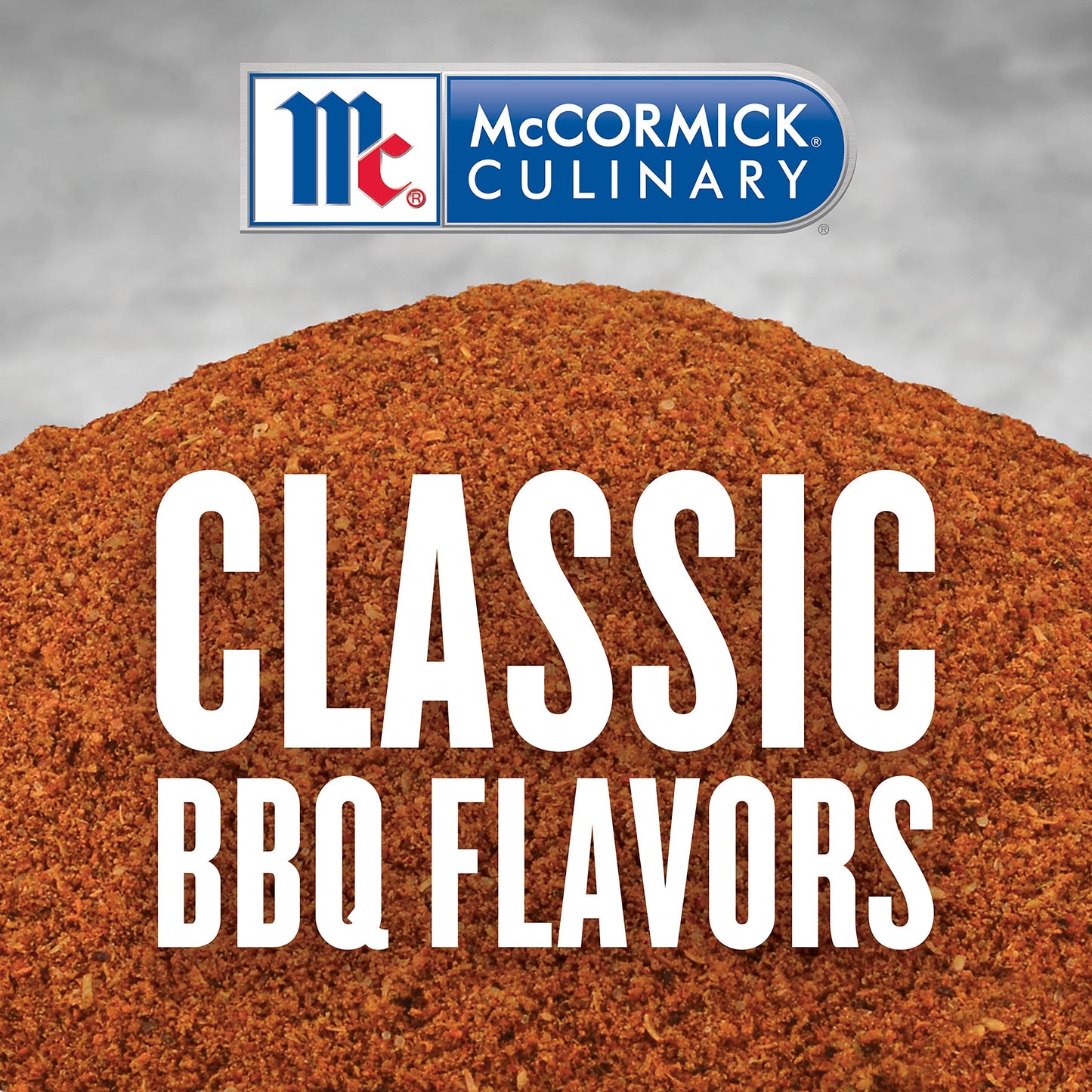 McCormick Culinary Barbecue Spice Dry Rub Seasoning Blend, 18 oz - Perfect for Ribs, Chicken, Pork, Brown