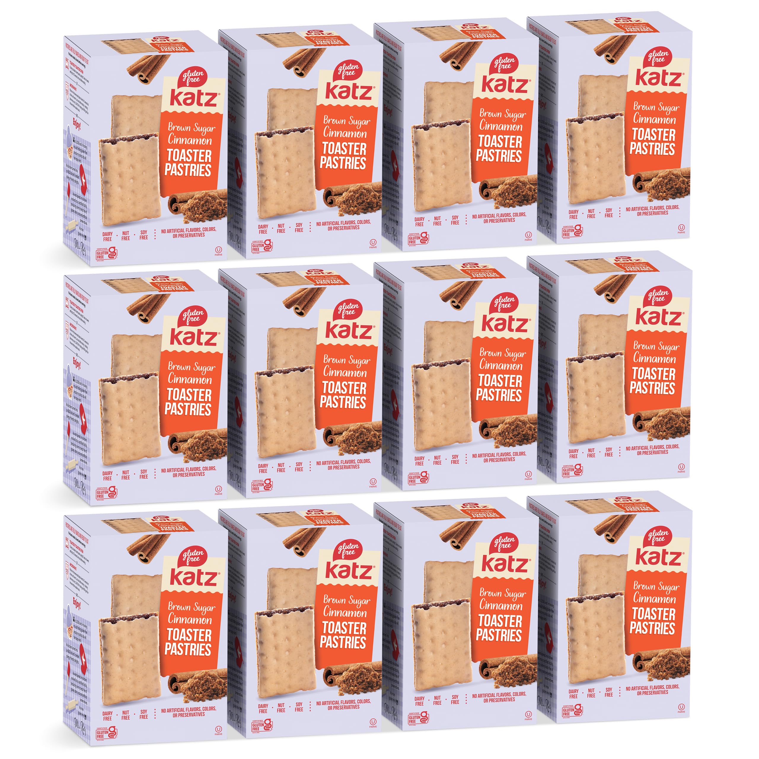 Katz Gluten Free Toaster Pastries. Cinnamon. Easy Breakfast Food Or ...