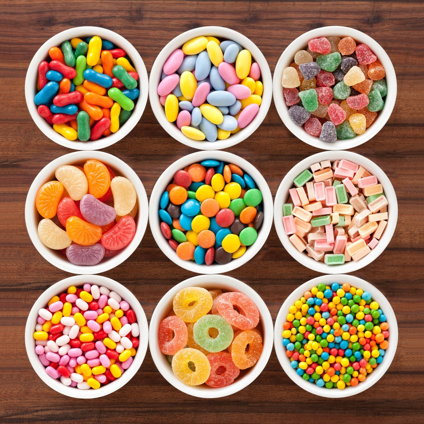 By The Cup Assorted Fruit Sours Chewy Candy, 2 Lb Bulk Bag