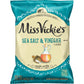 Miss Vickie'S Kettle Cooked Potato Chips, Sea Salt & Vinegar, 1.375 Ounce (Pack Of 64)