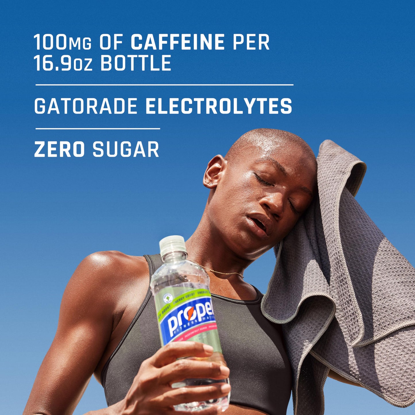 Propel Energy Boost Zero Calorie Flavored Water With Electrolytes and Caffeine  3 Flavor Variety Pack  16.9 fl oz Bottles (12 Pack)