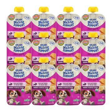 Earths Best Organic Kids Snacks, Toddler Fruit Smoothie, Banana Pumpkin Raisin, 4 oz (Pack of 12)