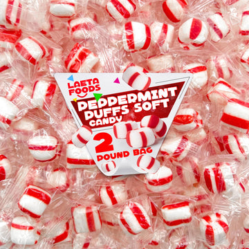Peppermint Soft Puffs Candy | 2 Pound Bag | Refreshing Mints | Individually Wrapped