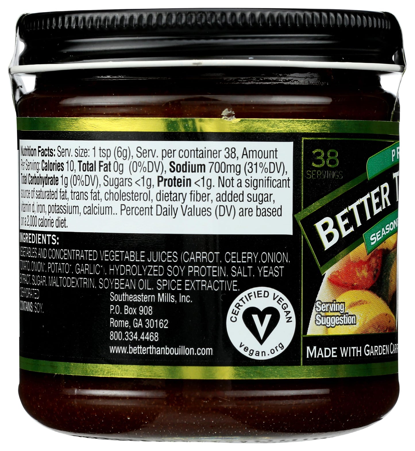 Better Than Bouillon Seasoned Vegetable Base, 8 Ounces (Pack Of 6)