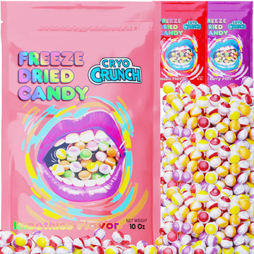 Freeze Dried Skittles Smoothie Flavor (10Oz) Made From Skittles By Primary Colors Candy - Freeze Dried Candy Usa Made Freeze Dry