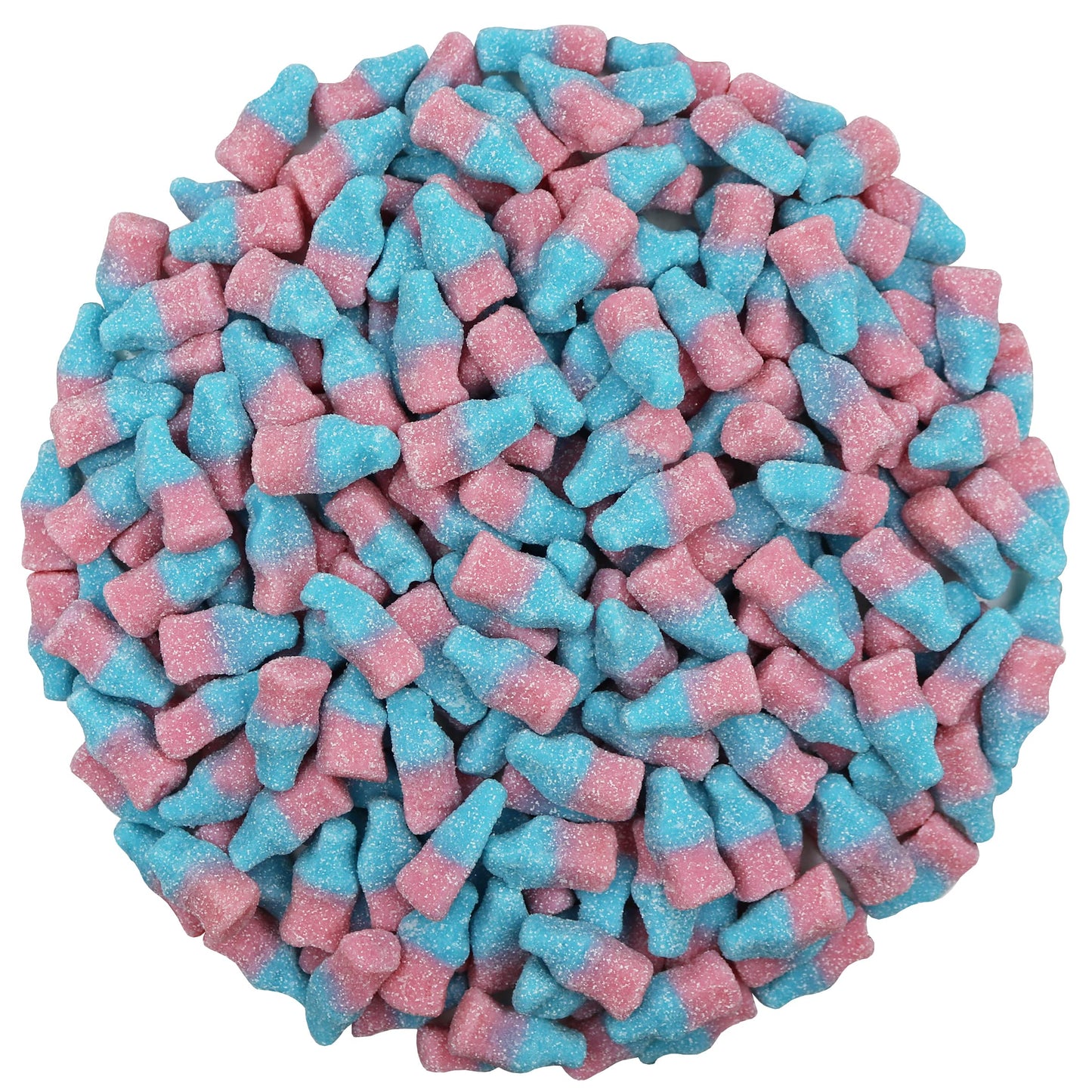 Smarty Stop Sour Cola Bottle Gummy Candy (1 Pound, Mini Bubble Gum)