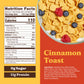 Catalina Crunch Cinnamon Toast Cereal | Low Carb, Sugar Free, Gluten Free | Vegan, Plant Based Protein | Breakfast Protein Cerea
