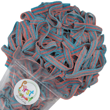 Variety Color Sour Gummy Belts (Cotton Candy, 1.5 LB)