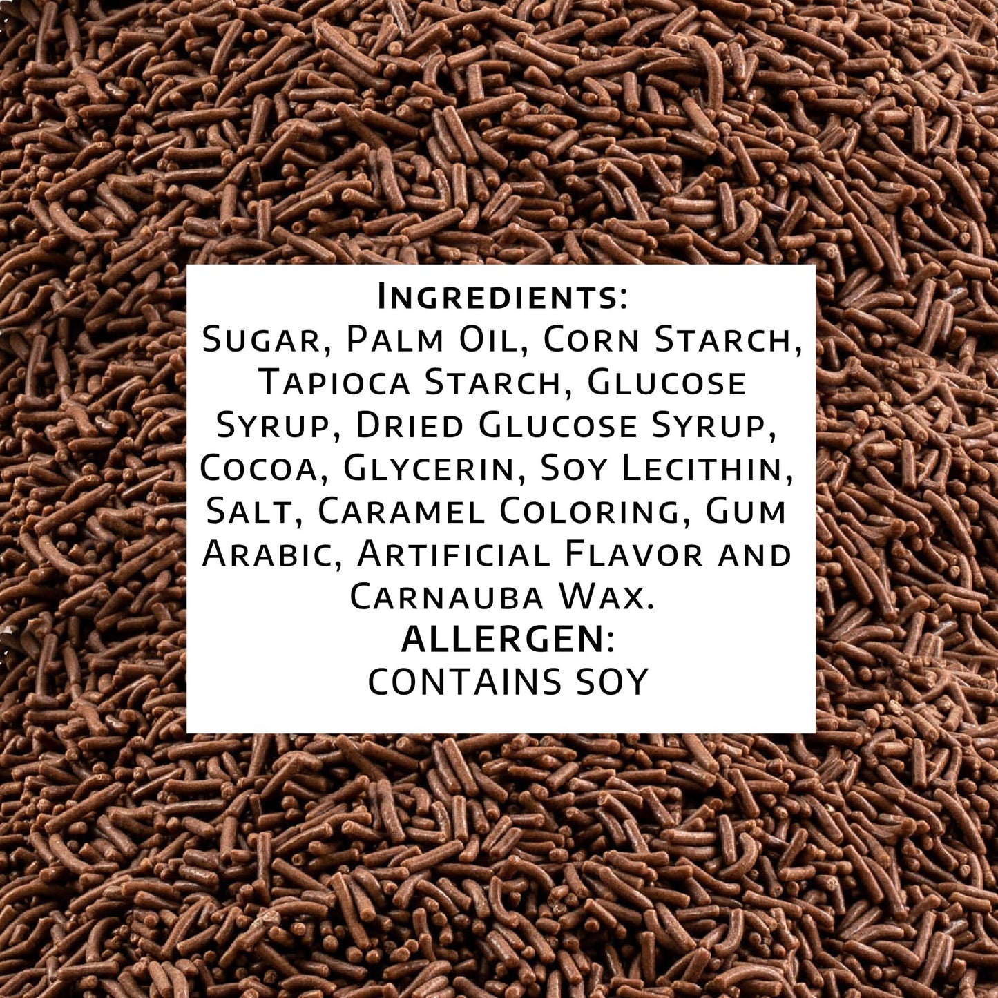 Chocolate Sprinkles-1.5 LB Container | Chocolate Sprinkles Bulk | Brown Sprinkles for Cake Decorating, Ice Cream, Toppings, Baki
