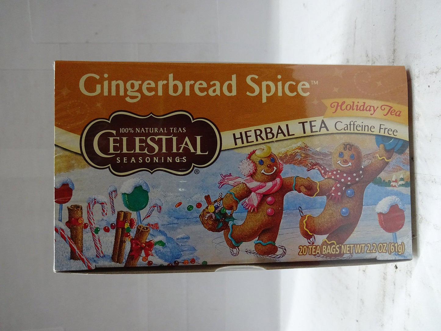 Celestial Seasonings Holiday Tea Gingerbread Spice Herb Tea, 20-count (Pack of 2)