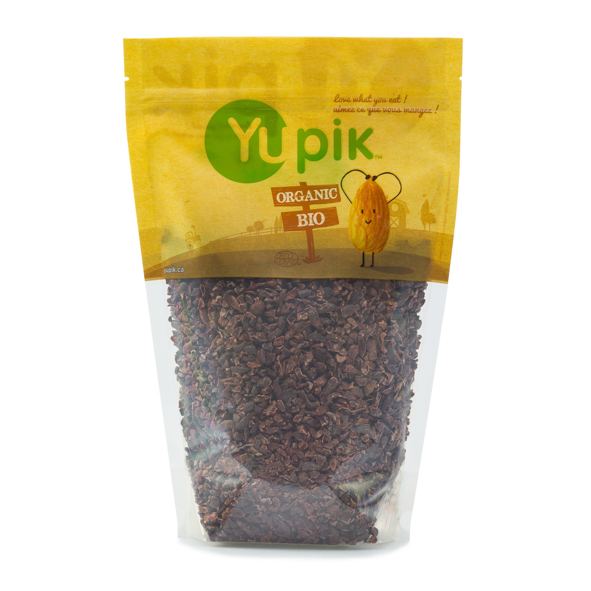 Yupik Organic Raw Cacao Nibs, 2.2 lb (35.2 oz), Pack of 6, Gluten-Free, Kosher, GMO-Free, Vegan, No Sugar Added, No Additives, M