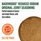 LEM Backwoods Reduced Sodium Jerky Seasoning, Ideal for Wild Game, 18.3 Ounce Packet, Seasons Up to 25 Pounds of Meat
