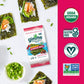Gimme Seaweed - Korean BBQ - 12 Count Sharing Size - Organic Roasted Seaweed Sheets - Keto, Vegan, Gluten Free - Great Source of