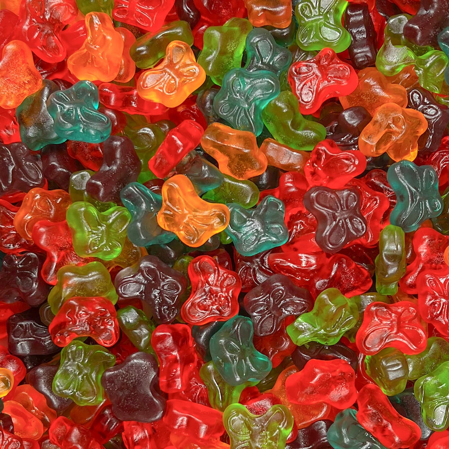 Candy Break Fruity & Sweet Gummy Butterflies, Chewy Gummy Bulk Candy Pack - Snacks For Kids & Grown Ups 5 Lbs Share Size Bag
