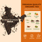 Gardenika Organic Tulsi Turmeric Ginger Loose Leaf Tea - Herbal, Caffeine-Free, Kosher - 4oz