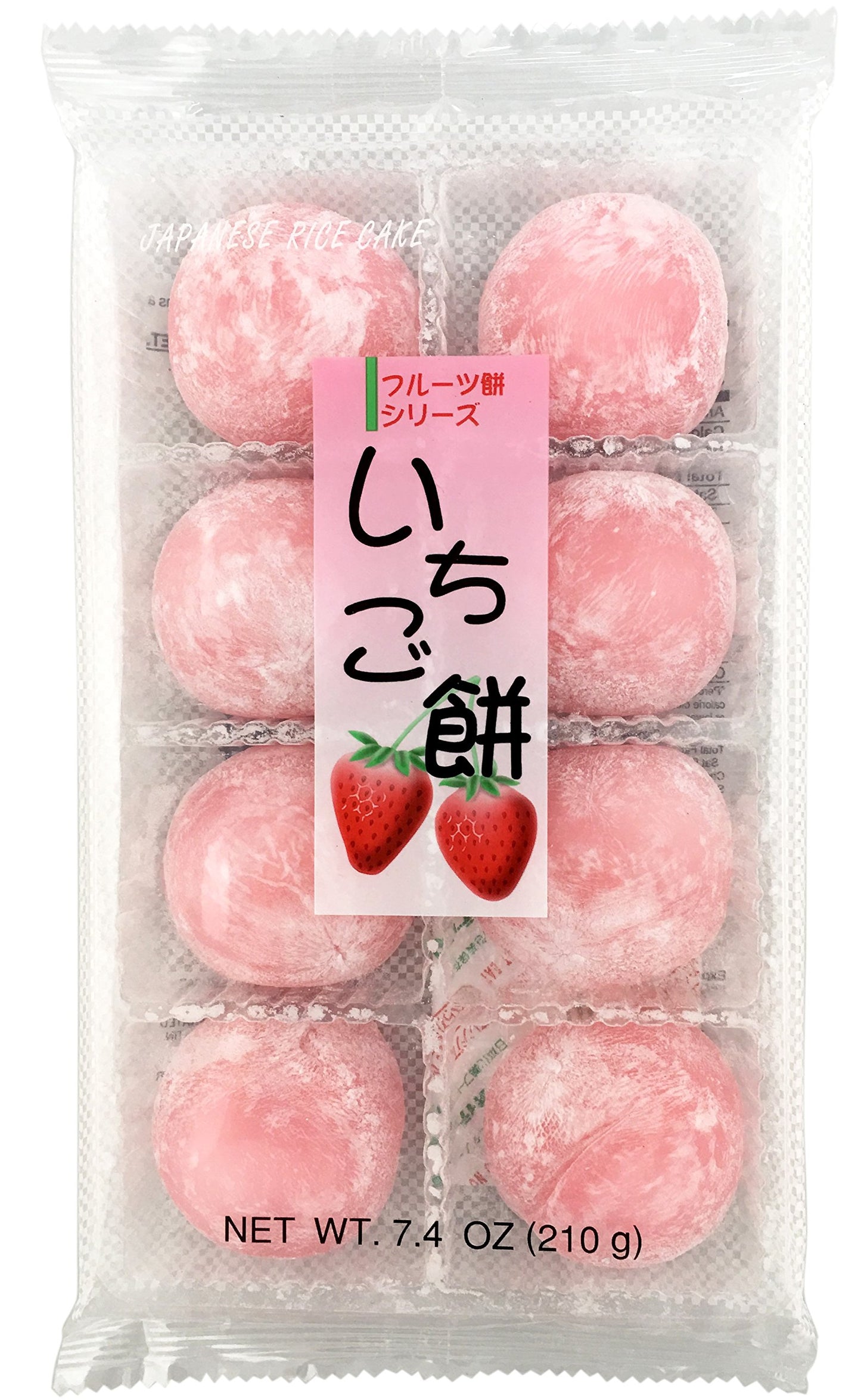 Fruits Mochi Daifuku Ichigo 7.4oz/210g (6pack)