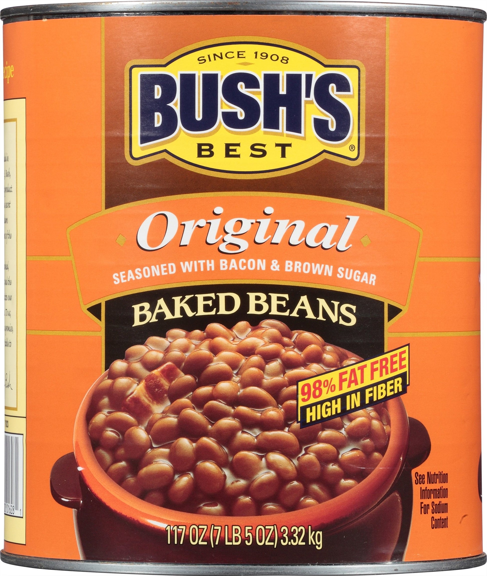 Bush's Best Original Baked Beans 117 oz (6 cans)