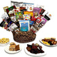 Hand-Crafted 38 Piece Customizable Chocolate Gift Basket Of Gourmet Chocolates, Cookies, And Crunches. Tasty Treats Selected For