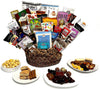 Hand-Crafted 38 Piece Customizable Chocolate Gift Basket Of Gourmet Chocolates, Cookies, And Crunches. Tasty Treats Selected For