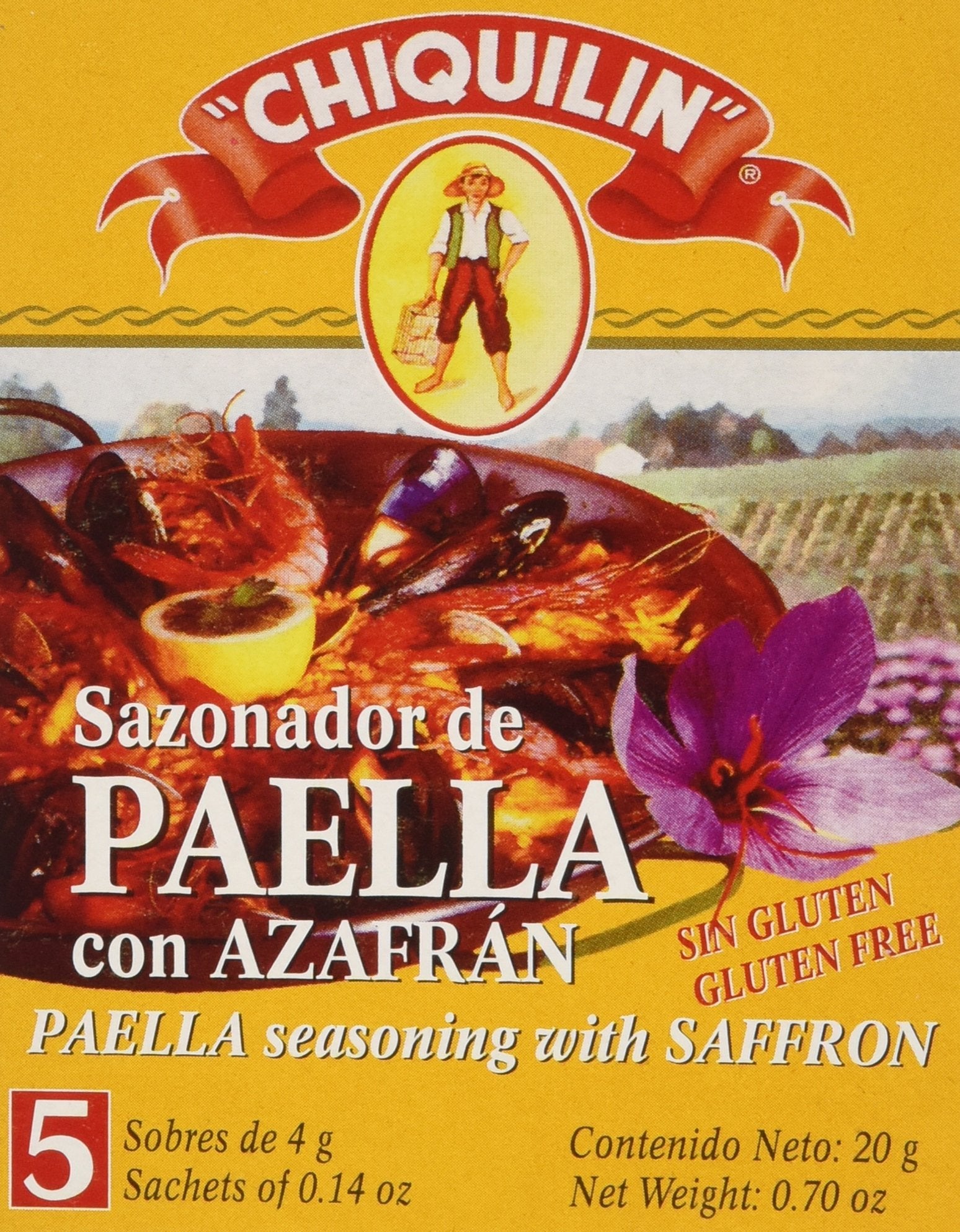Paella Seasoning Sachets with Saffron
