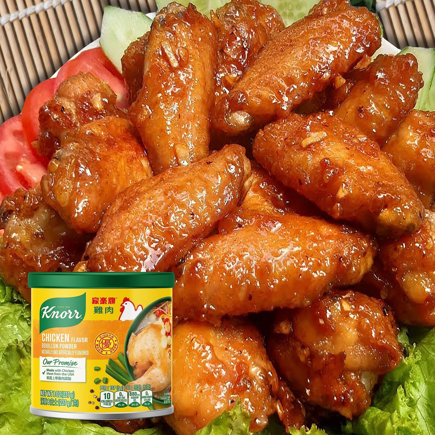 Knorr Broth Mix, Chicken, 8 Ounce (Pack Of 3)