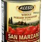 Alessi Dop Whole Peeled San Marzano Tomatoes With Basil, 1.75 Pound (Pack Of 12)