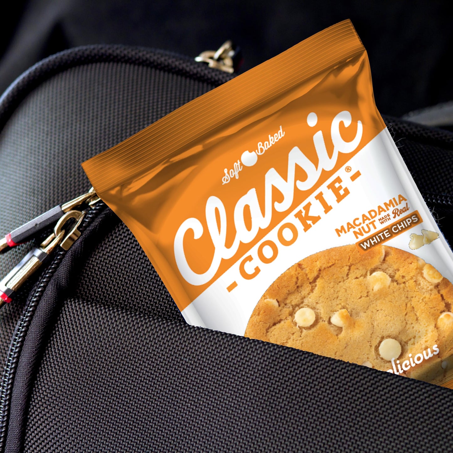 Classic Cookie, Soft Baked Cookie, Macadamia Nut Cookie 3Oz, 8 Count Pack