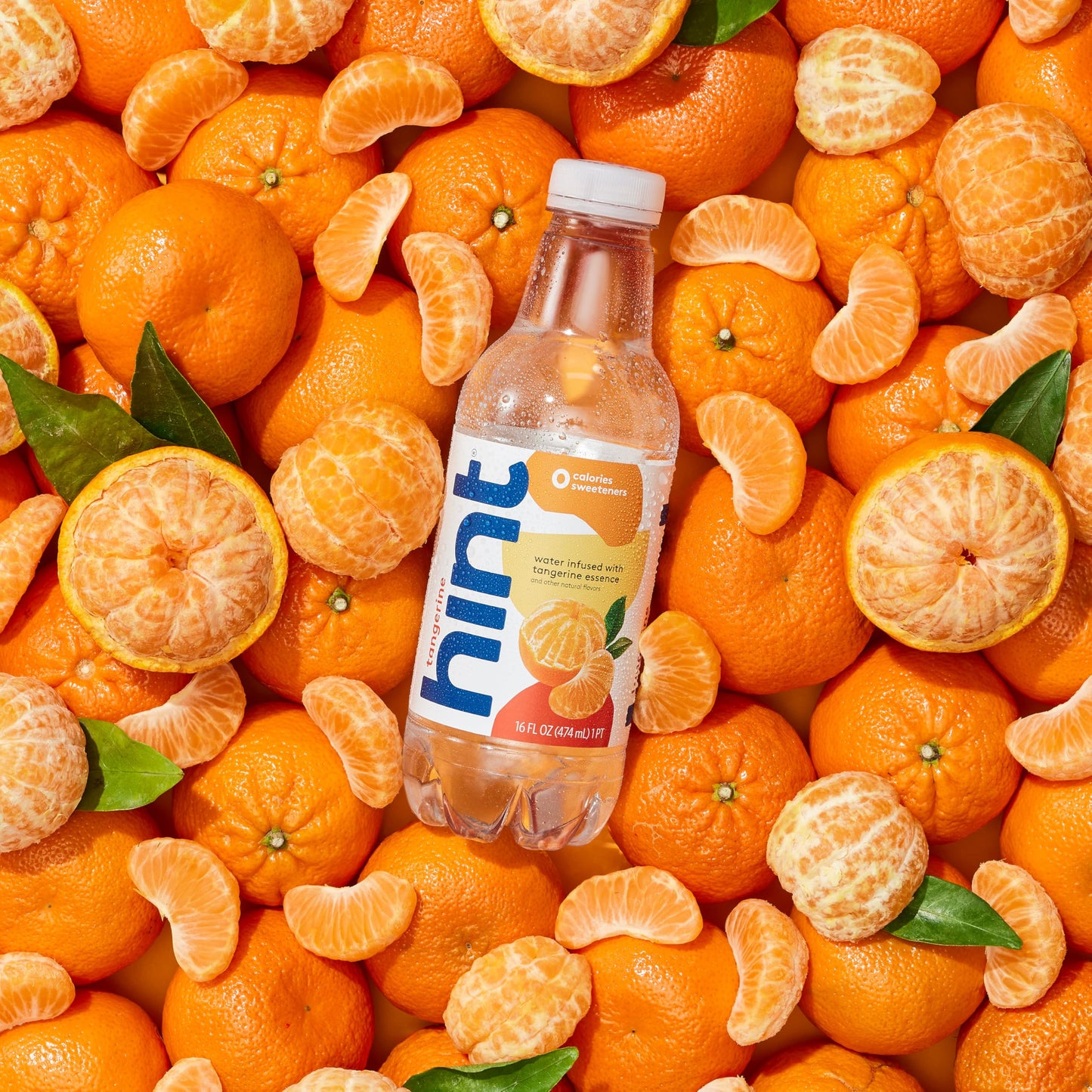 Hint Fruit-Infused Bottled Water, Tangerine - Sugar Free Flavored Water With Zero Calories, Naturally Flavored, And No Artificia