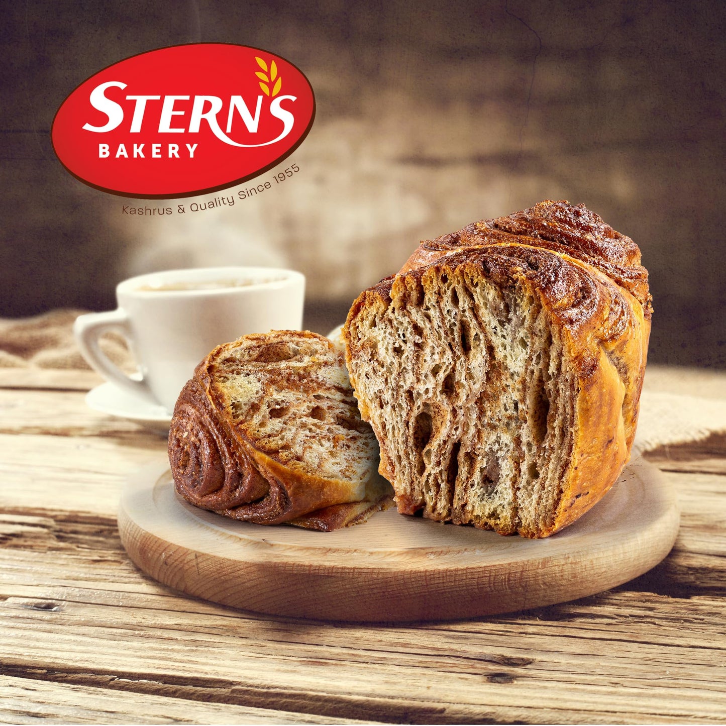 Cinnamon Babka Cake | Valentines Gift Basket | Traditional Hungarian Cinnamon Babka Bread | Holiday Gourmet Cookie Gift | Christ
