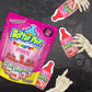 Baby Bottle Pop Colorfest Individually Wrapped Pink Strawberry Party Pack – 10 Strawberry Lollipops W/ Powdered Sugar Dip - Bulk Candy For Party Favors, Birthdays, & Gender Reveal Parties