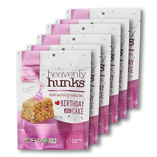 Heavenly Hunks Birthday Cake, 6 Oz Bag - 6 Pack