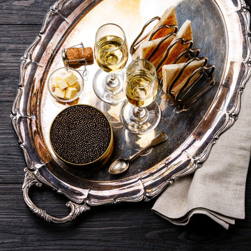 Tradition Collection - Premium Osetra Sturgeon Black Caviar - 8.8 Oz / 250 G In Metal Jar - Black Caviar Wi