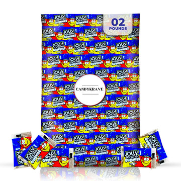 CandyKrave Jolly Ranchers Misfits - 2 Flavors in 1 Gummies - Snack Size Bag Individually Wrapped 2 Flavor Sour Jolly Ranchers Ca