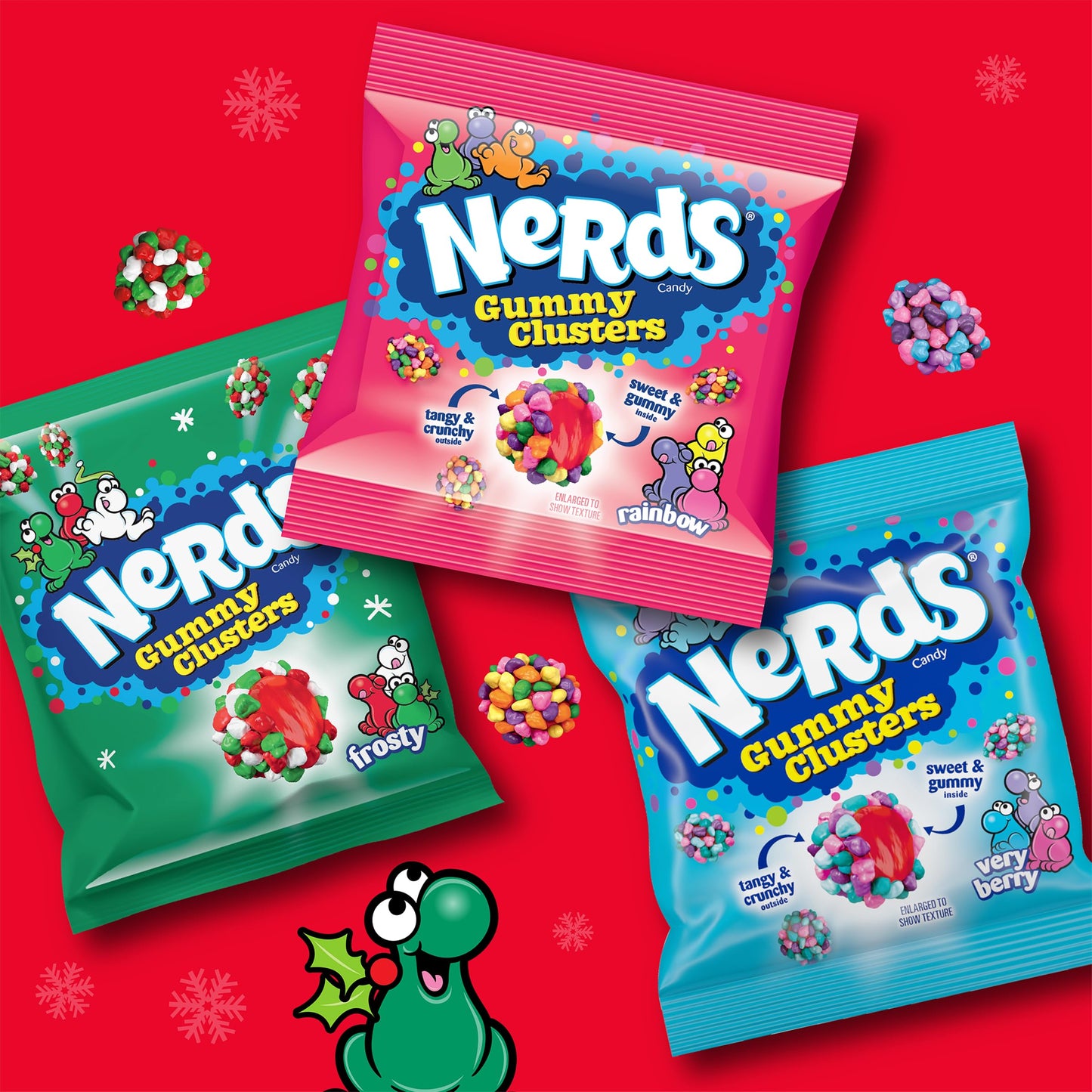 NERDS Gummy Clusters Holiday Assorted Treat Pack  14 oz  28 Count