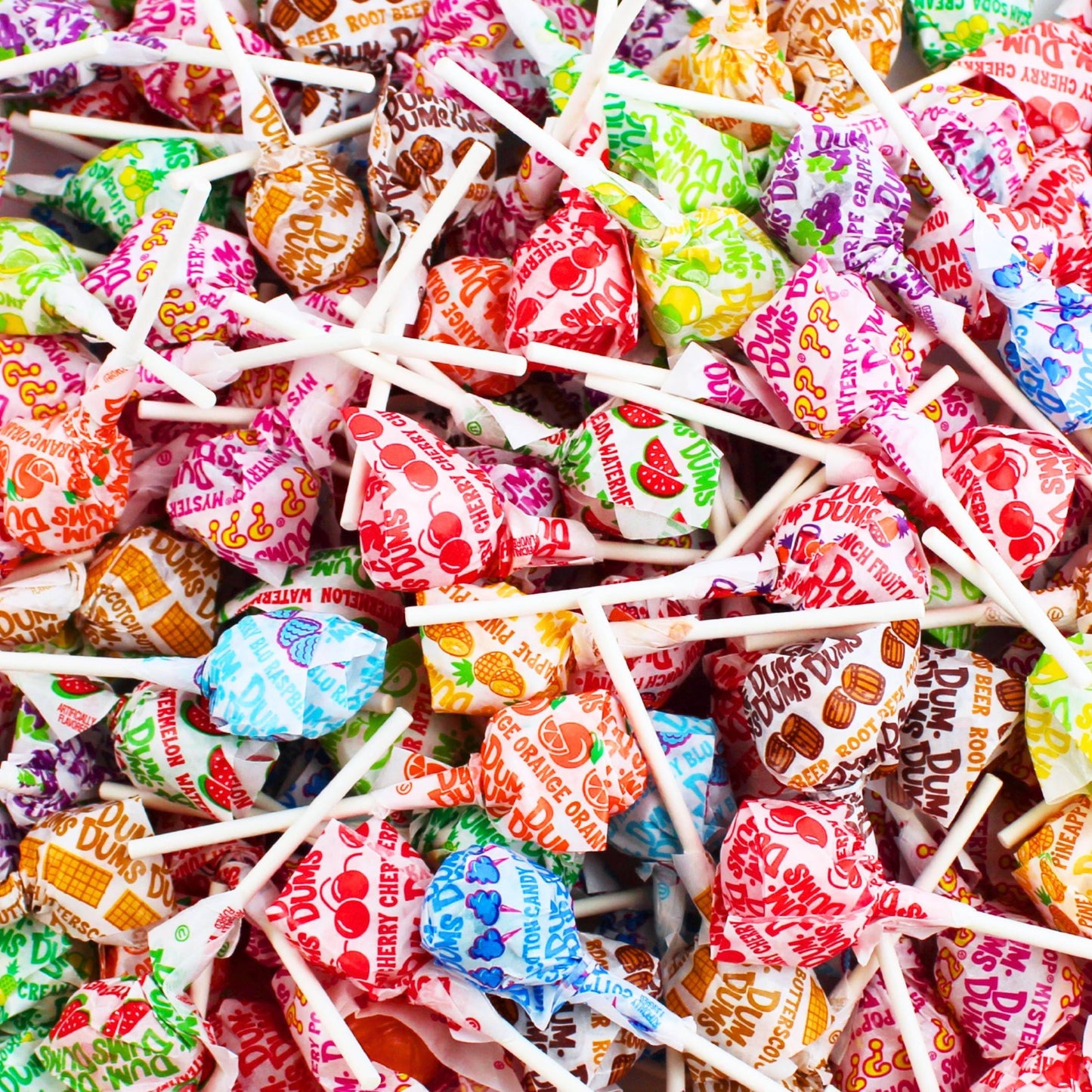 QUEEN CITY CANDY CAVE Assorted Dum Dum Lollipops Bulk - 4 Pound Suckers