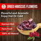 Hibiscus Flowers 2lb (32oz) - All Natural, Triple Cleaned - Whole Soft Petals by Amazing Chiles & Spices for Tea & Agua Fresca