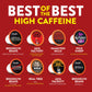 Two Rivers Coffee Variety Pack for Keurig K Cup malt-inspired, 40 Count, High Caffeine Coffee, Strong and Regular Blend