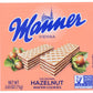 Manner - Wafer Hazelnut - Case Of 12-2.65 Oz