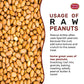 Spicy World Peanuts, Raw Whole With Skin (Uncooked, Unsalted) 4 Pound (64Oz) ~ All Natural - Usa Grown Red Skin Spanish Grade