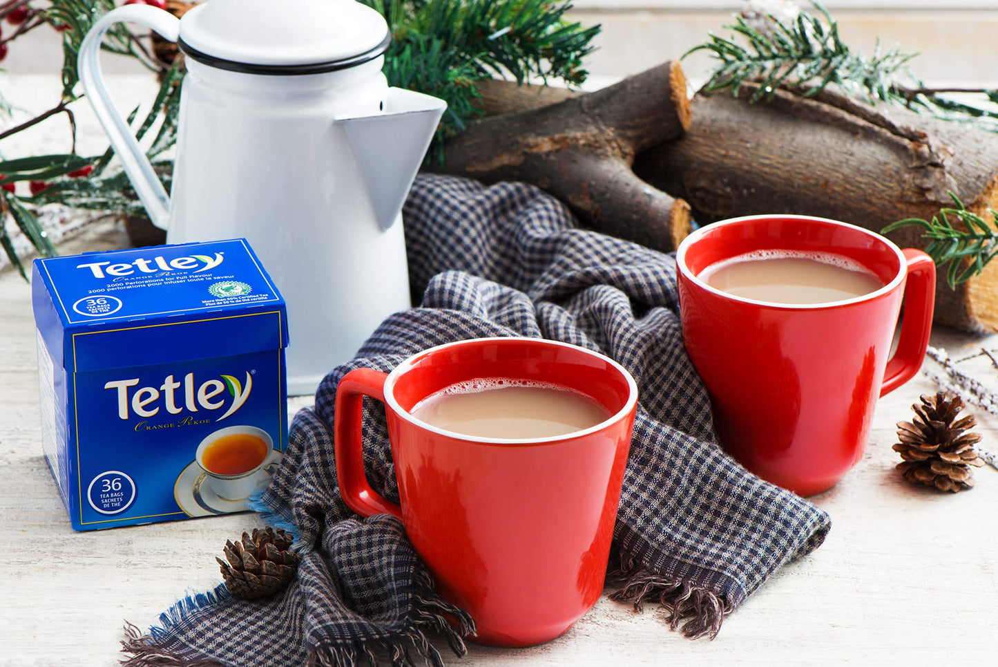 Tetley Bold Orange Pekoe Tea - 72Ct/225G {Imported From Canada}
