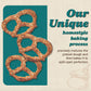 Unique Snacks Multi Grain Pretzels, Homestyle Baked, 11 oz (Pack of 6), Certified OU Kosher, Non-GMO, Multi-grain