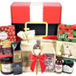 Gift Basket Village North Pole Nibbles Gift Box - 9 Piece Set with Assorted Baking Mixes, Dried Fruits, Coffees, Jam & Syrup