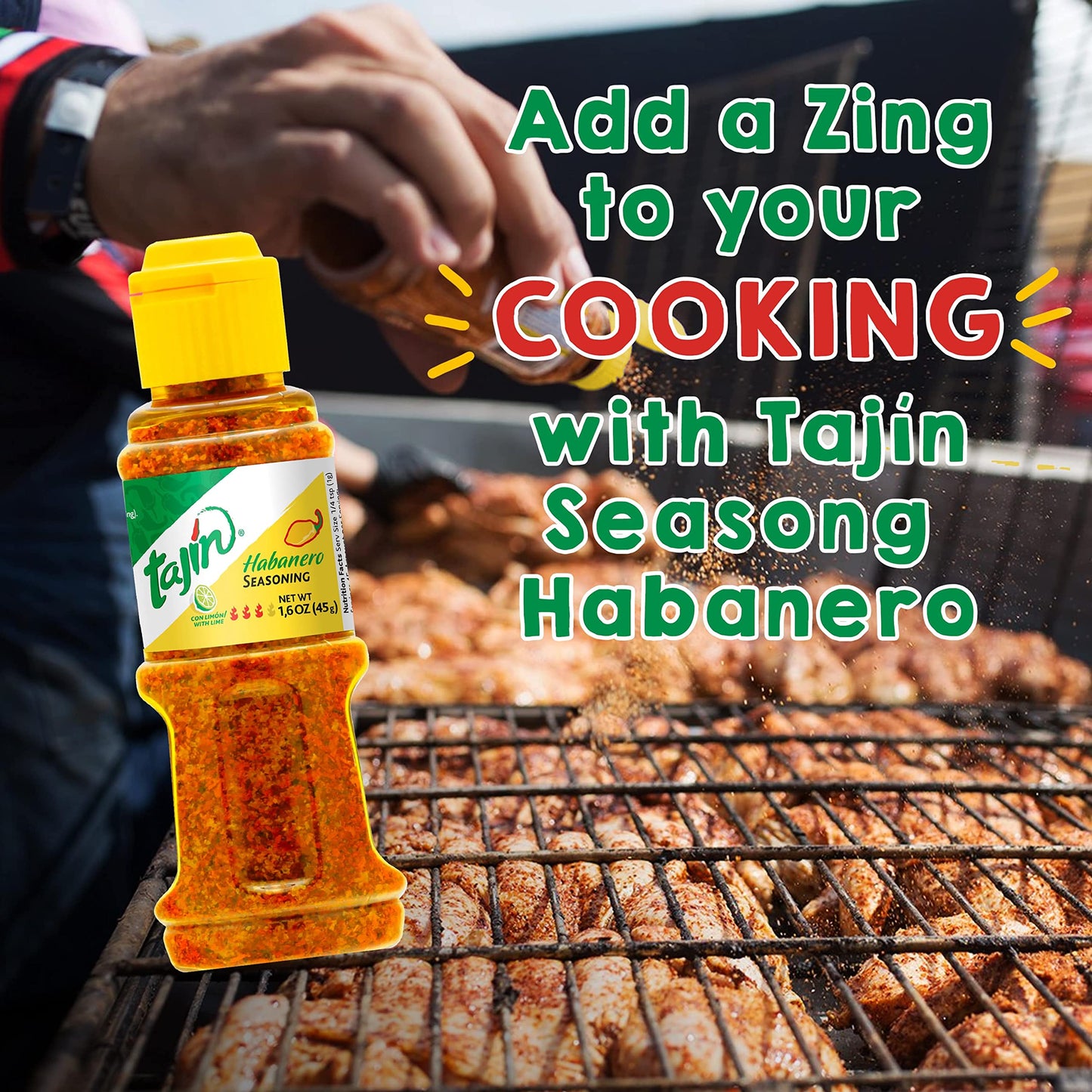 Tajin Habanero Seasoning 1.6 oz (Pack of 24)