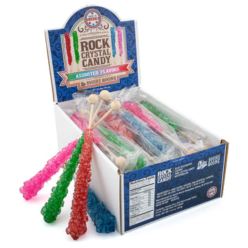 Rock Crystal Candy - Assorted Flavors (Assorted Flavors, 24 Count)