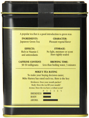 Harney & Sons Japanese Sencha Tea | 8 Oz Loose Leaf Tea