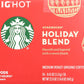 Starbucks K-Cups 54-Count Holiday Blend Medium Roast Coffee Limited Edition