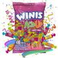 Winis Chewy Candy Sour & Spicy Variety Bag, Taffy Candies 100 individually wrapped pieces, Sharing Size 12Oz Candy Variety Bag.