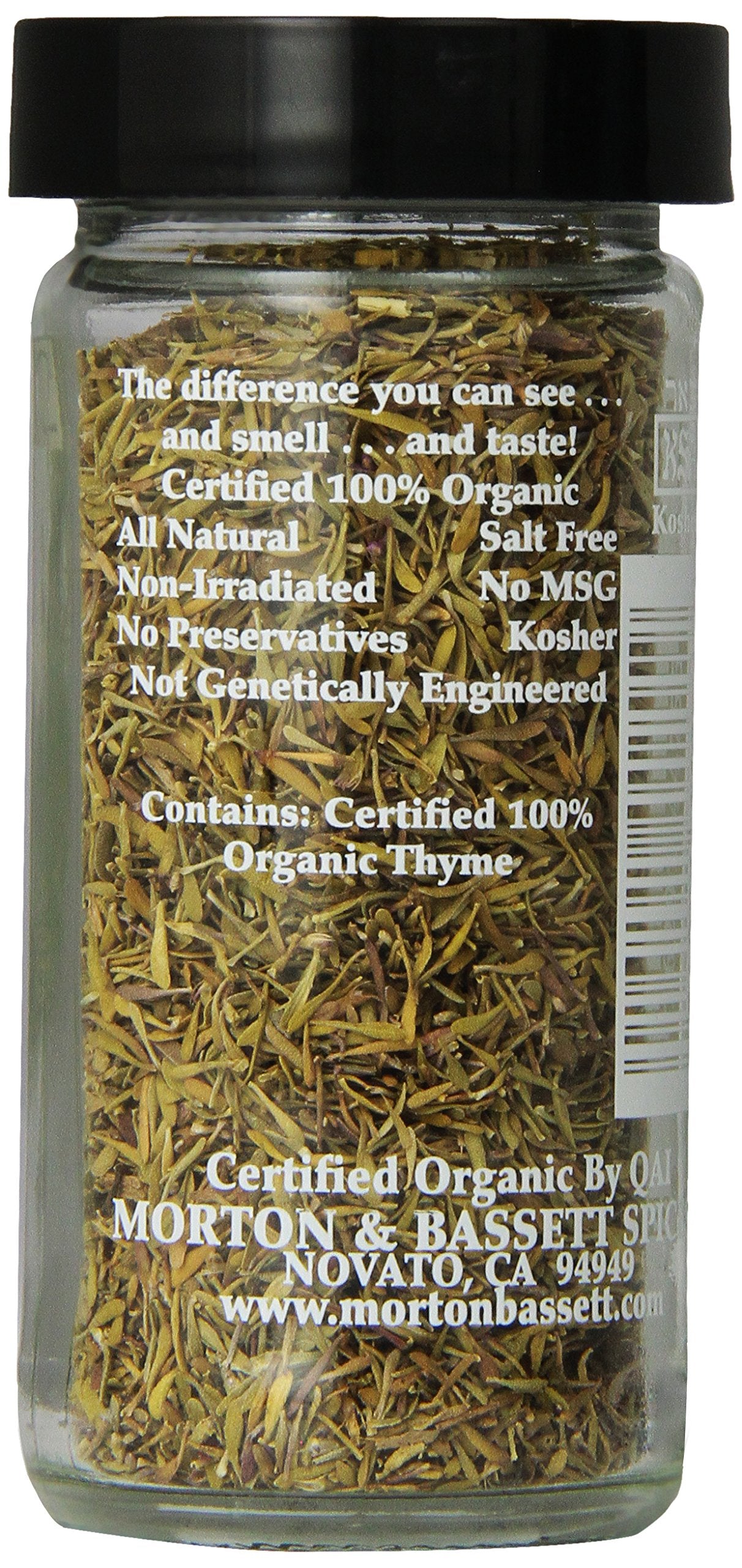Morton & Bassett Organic Thyme, 0.6 Ounce, Pack of 3, Model 617951