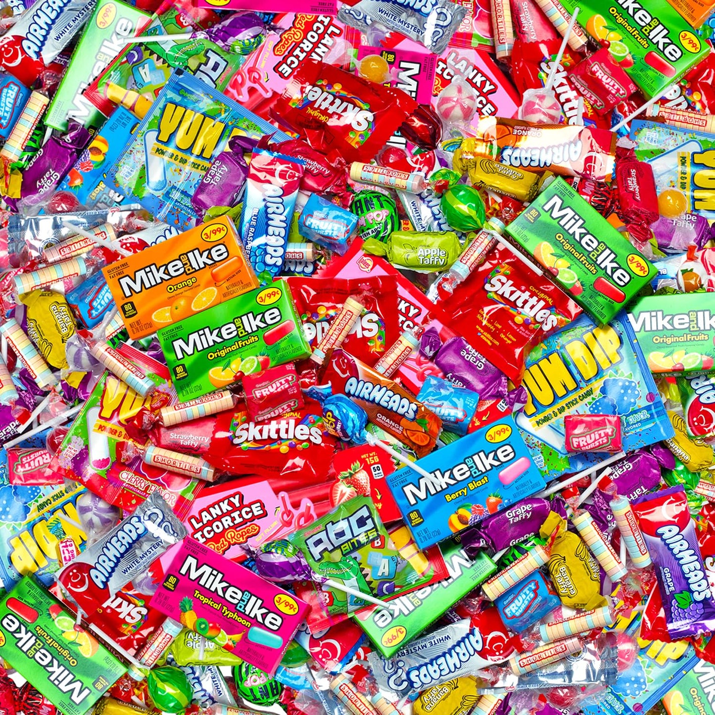 Big Bulk Candy - 25 Pounds - Wholesale Assorted Candies - Individually Wrapped - Favor Treats Birthday, Schools, Offices, Camps,